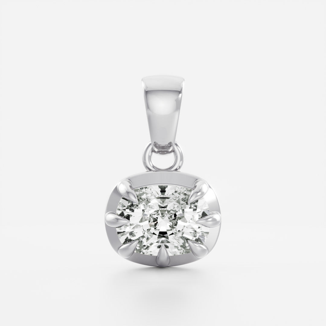 The Allegra Elongated Cushion Pendant additional view 6