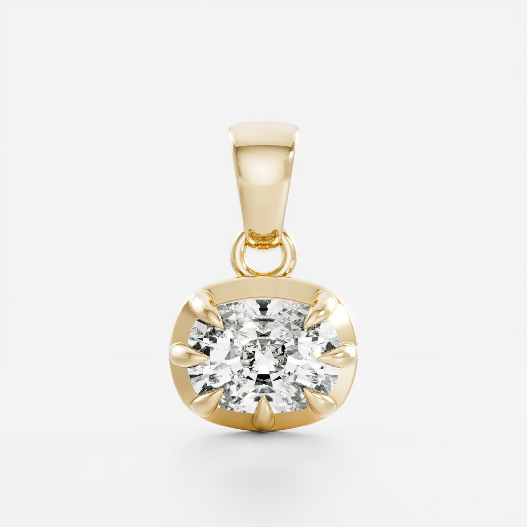The Allegra Elongated Cushion Pendant