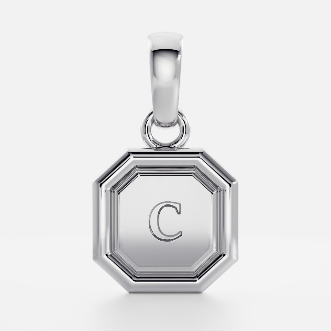 The Signature Octagon Letter Pendant additional view 30