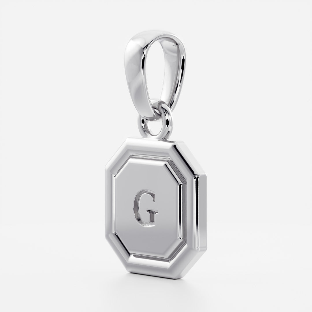 The Signature Octagon Letter Pendant additional view 86