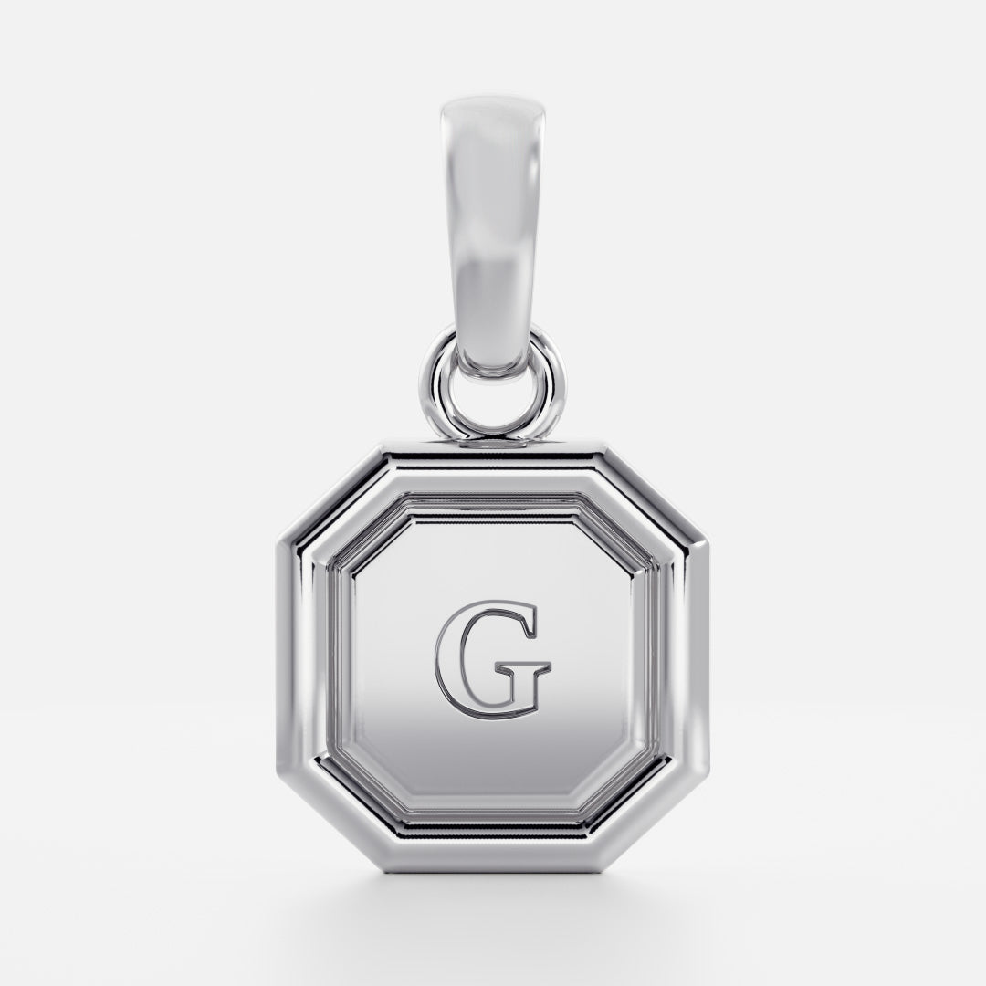 The Signature Octagon Letter Pendant additional view 34