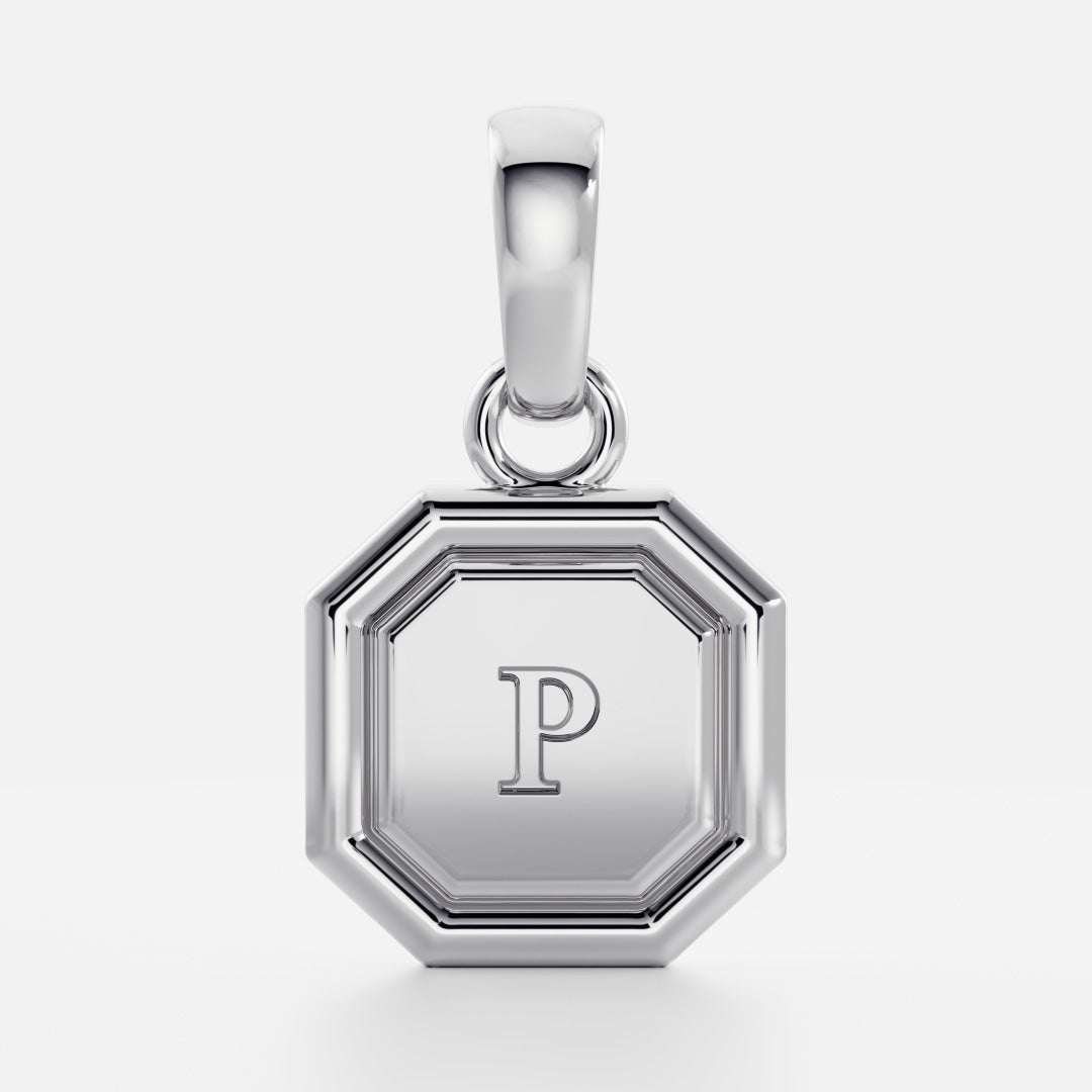 The Signature Octagon Letter Pendant additional view 43