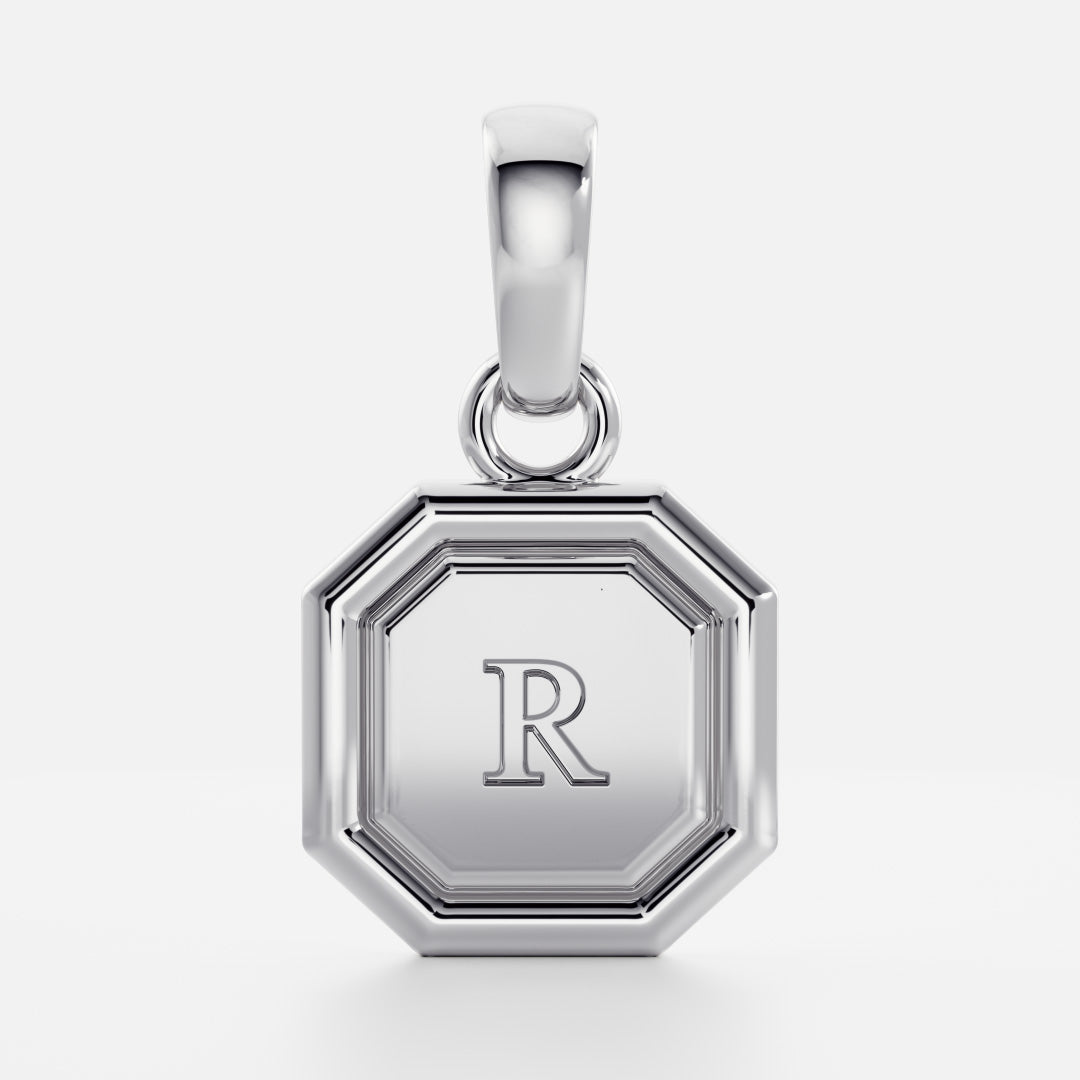 The Signature Octagon Letter Pendant additional view 45