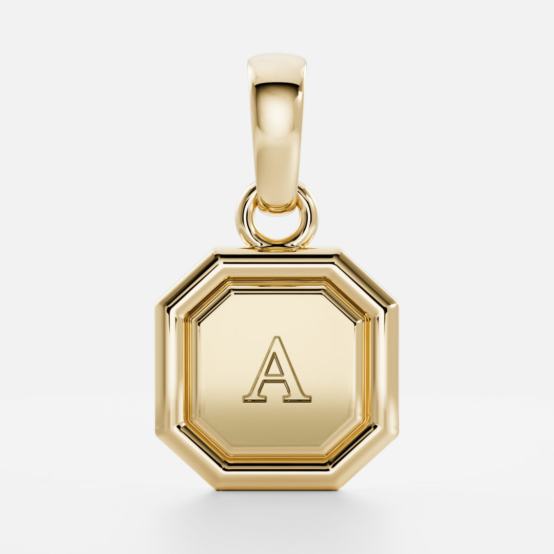 The Signature Octagon Letter Pendant