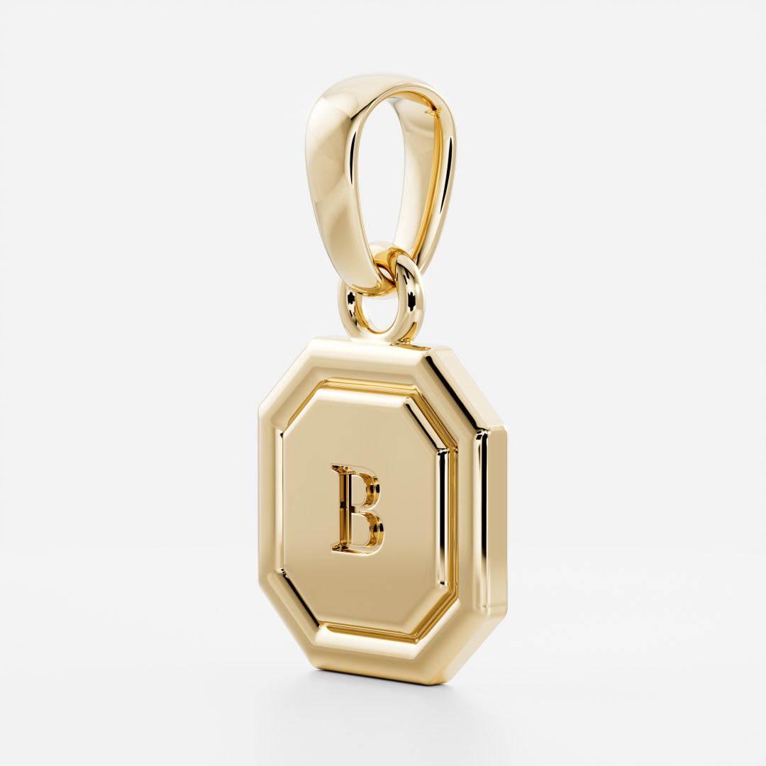 The Signature Octagon Letter Pendant additional view 55