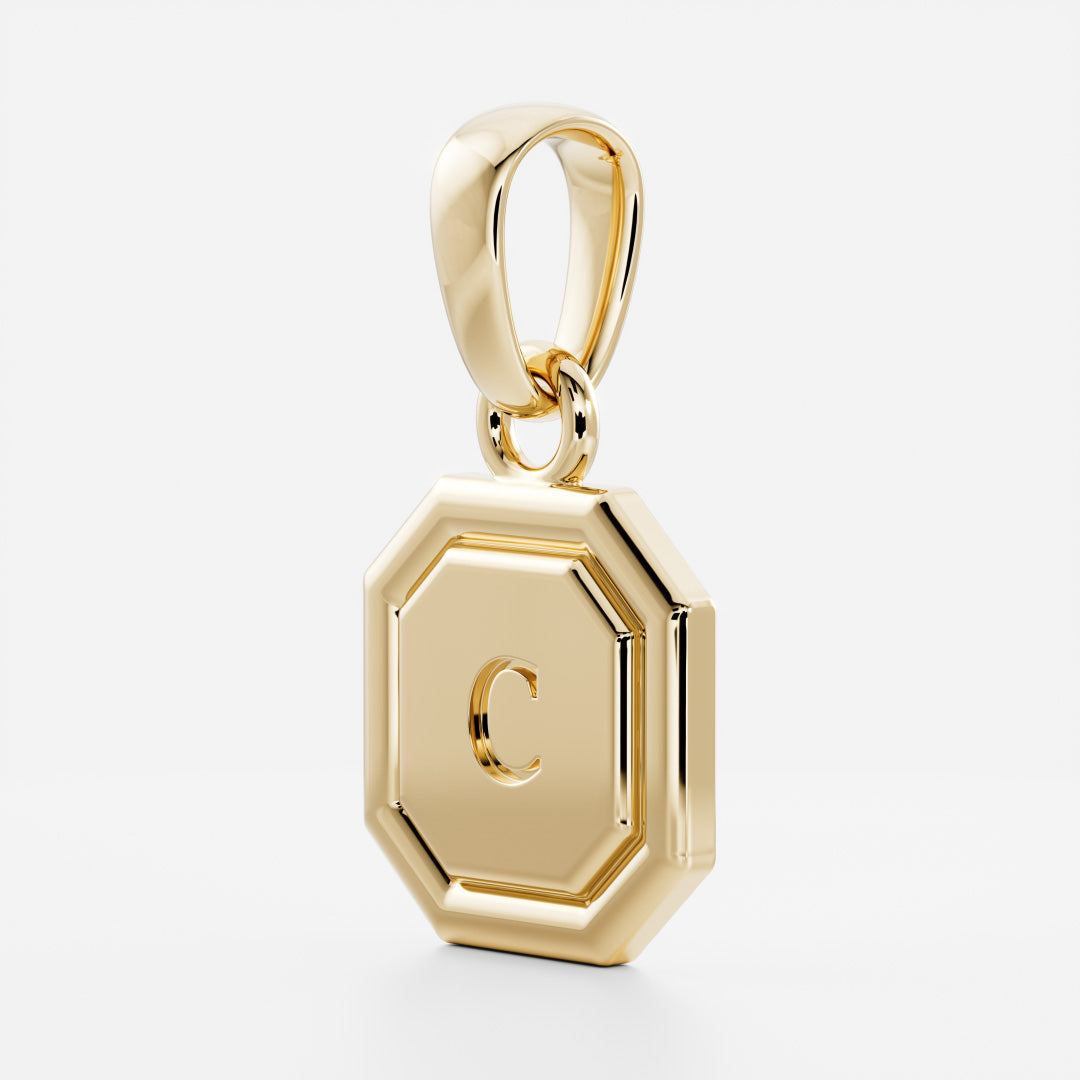 The Signature Octagon Letter Pendant additional view 56