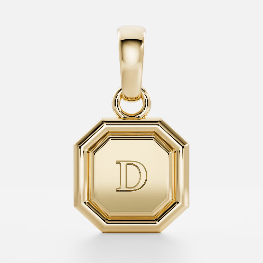 The Signature Octagon Letter Pendant additional view 5
