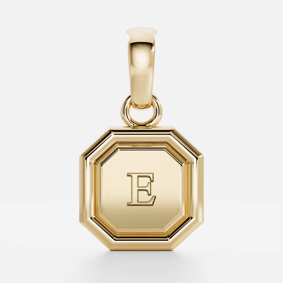 The Signature Octagon Letter Pendant additional view 6