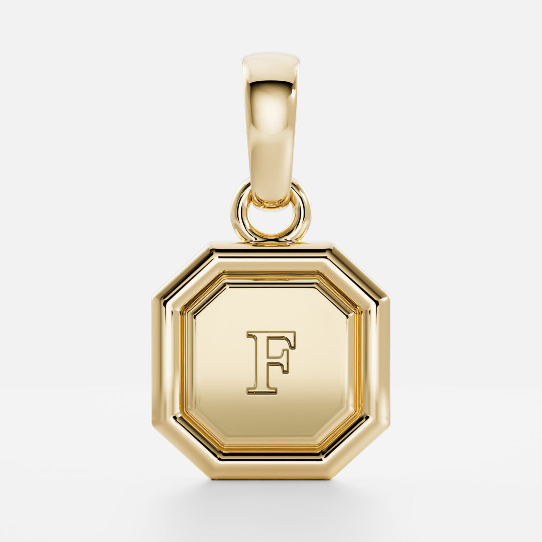The Signature Octagon Letter Pendant additional view 7