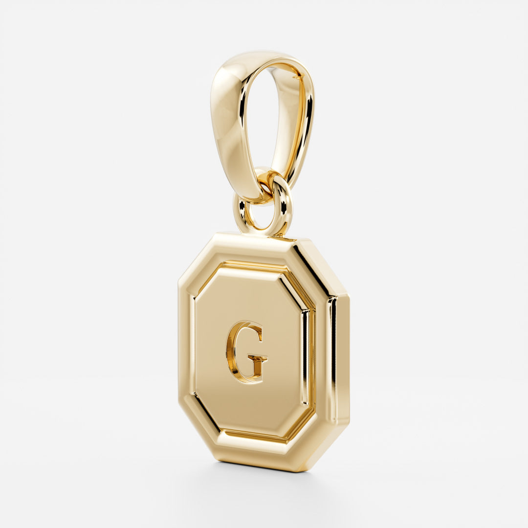 The Signature Octagon Letter Pendant additional view 60