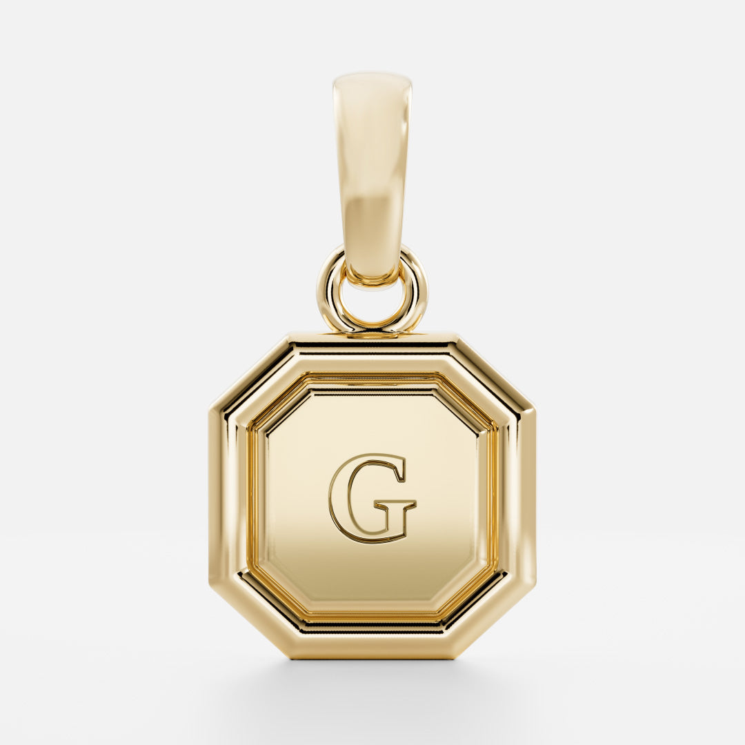 The Signature Octagon Letter Pendant additional view 8