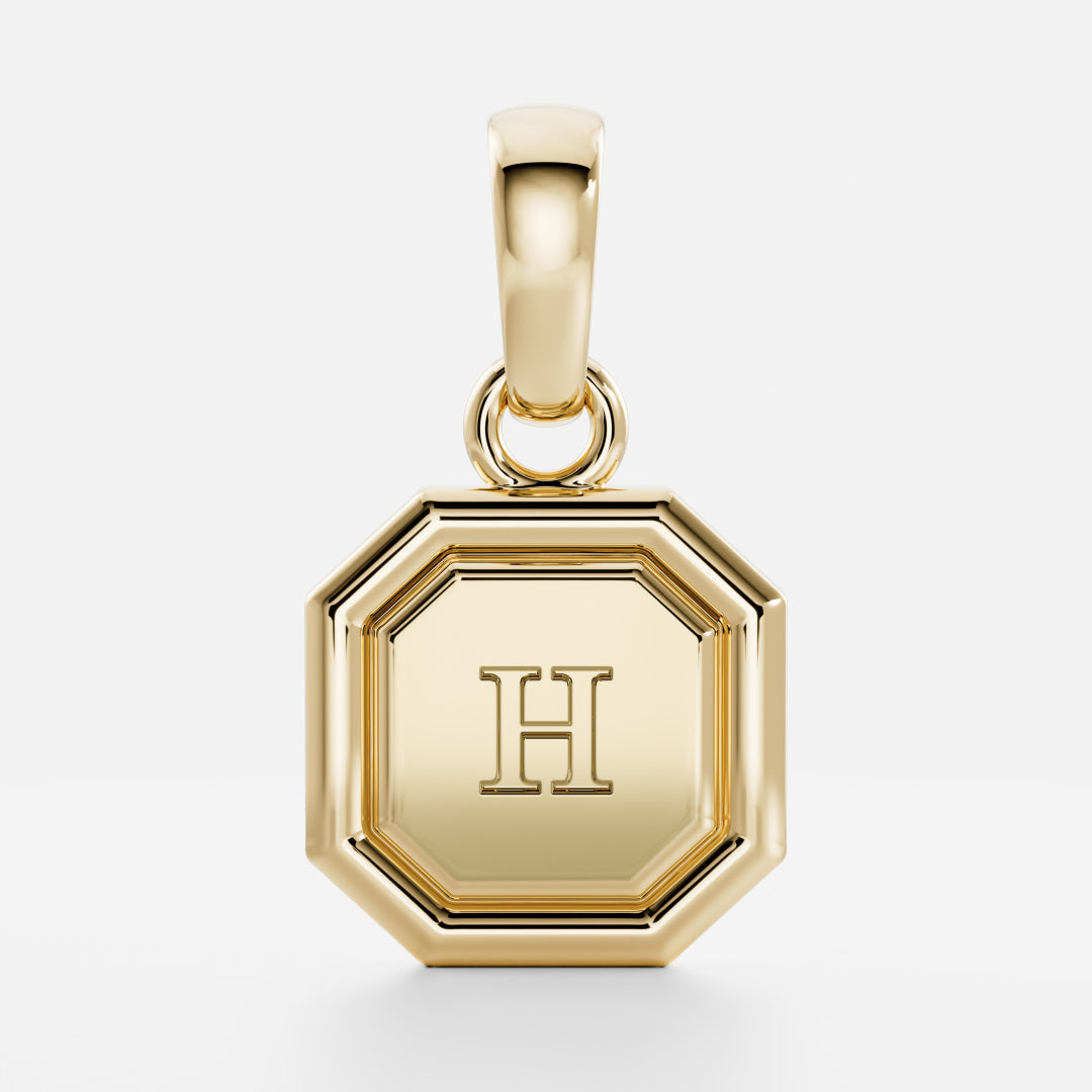 The Signature Octagon Letter Pendant additional view 9