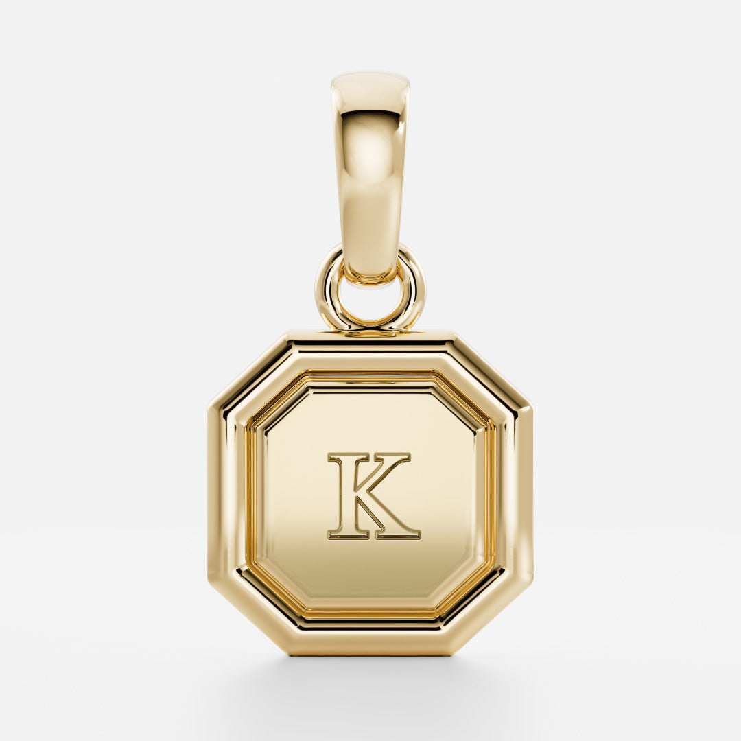 The Signature Octagon Letter Pendant additional view 12