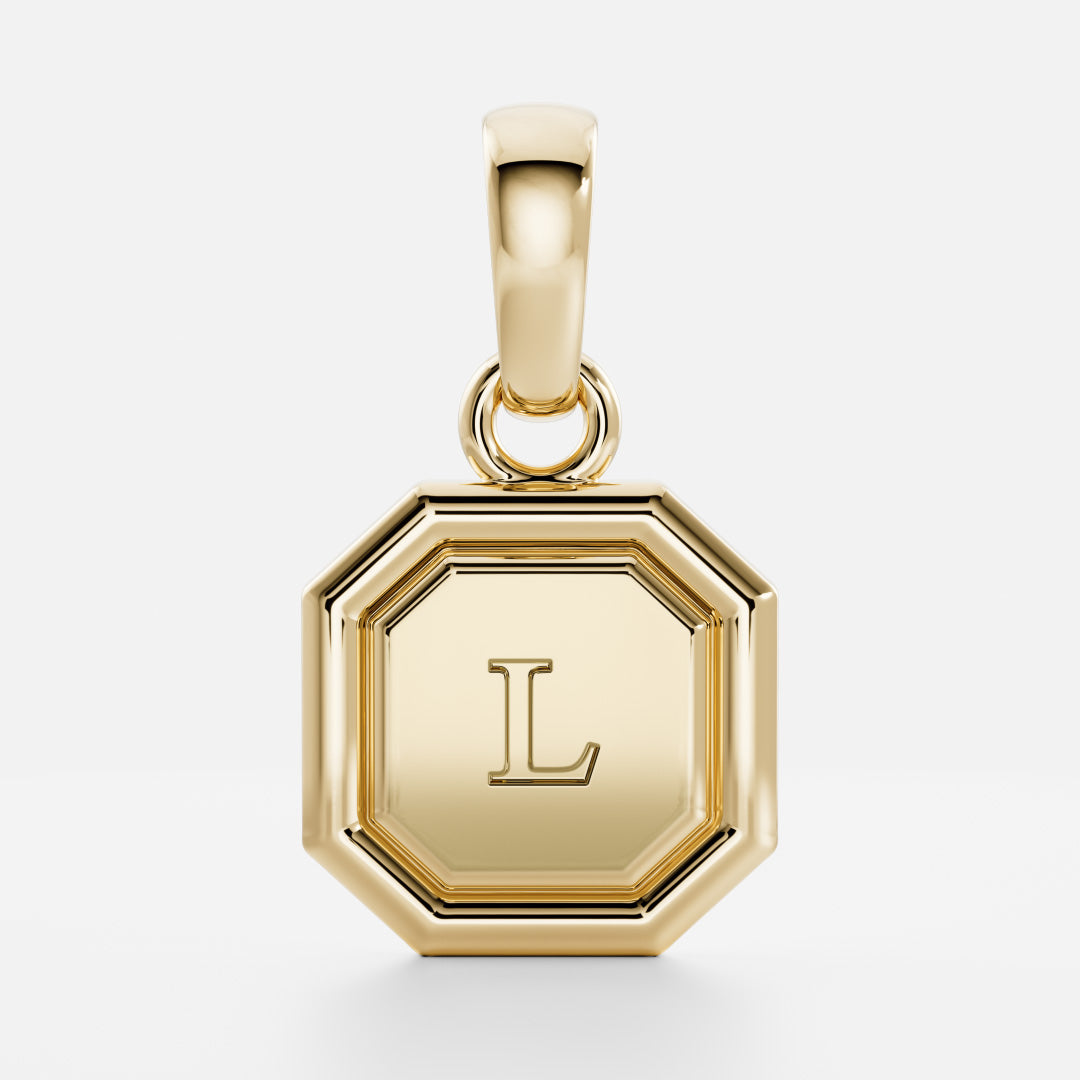 The Signature Octagon Letter Pendant additional view 13