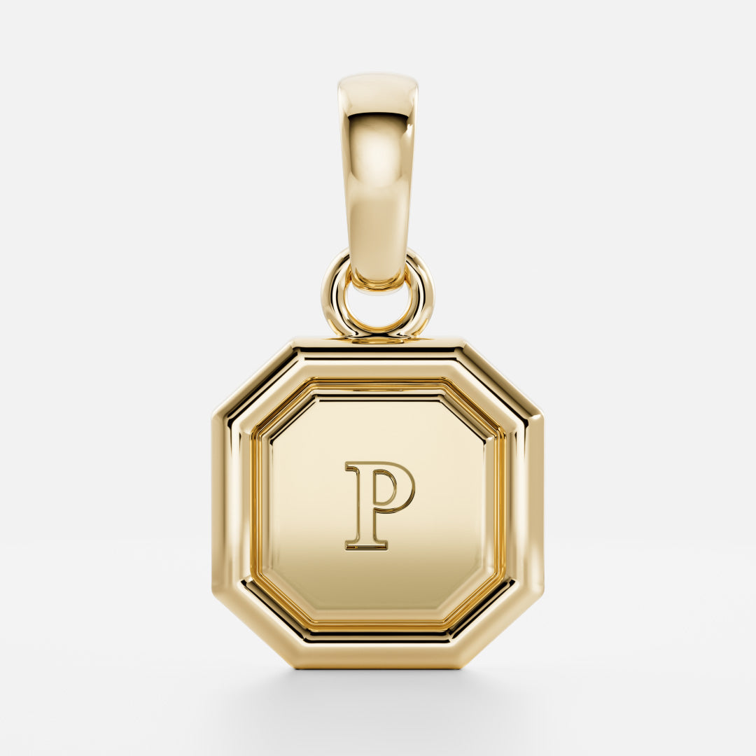 The Signature Octagon Letter Pendant additional view 17