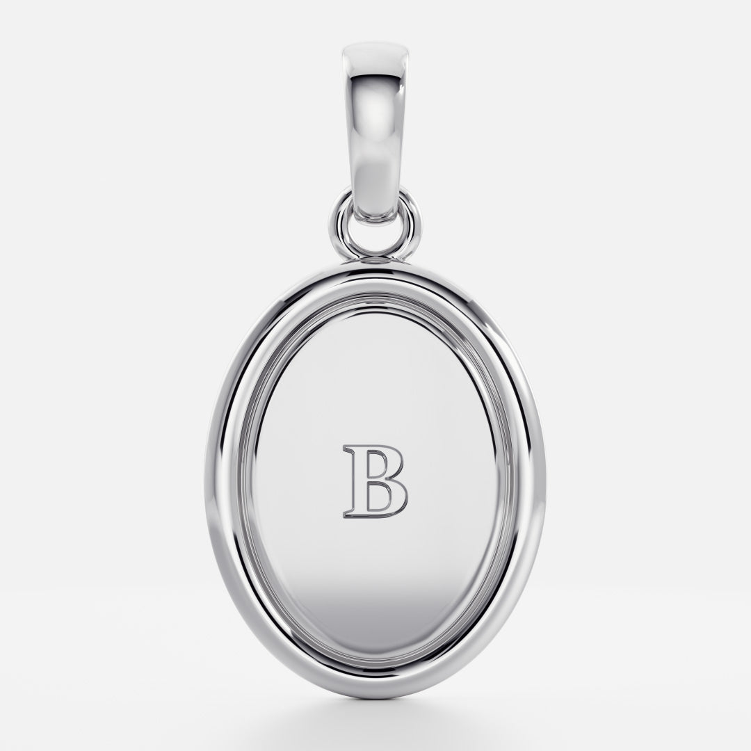 The Signature Oval Letter Pendant additional view 29