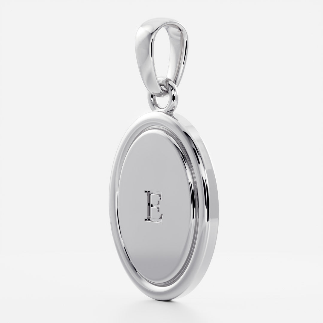 The Signature Oval Letter Pendant additional view 84