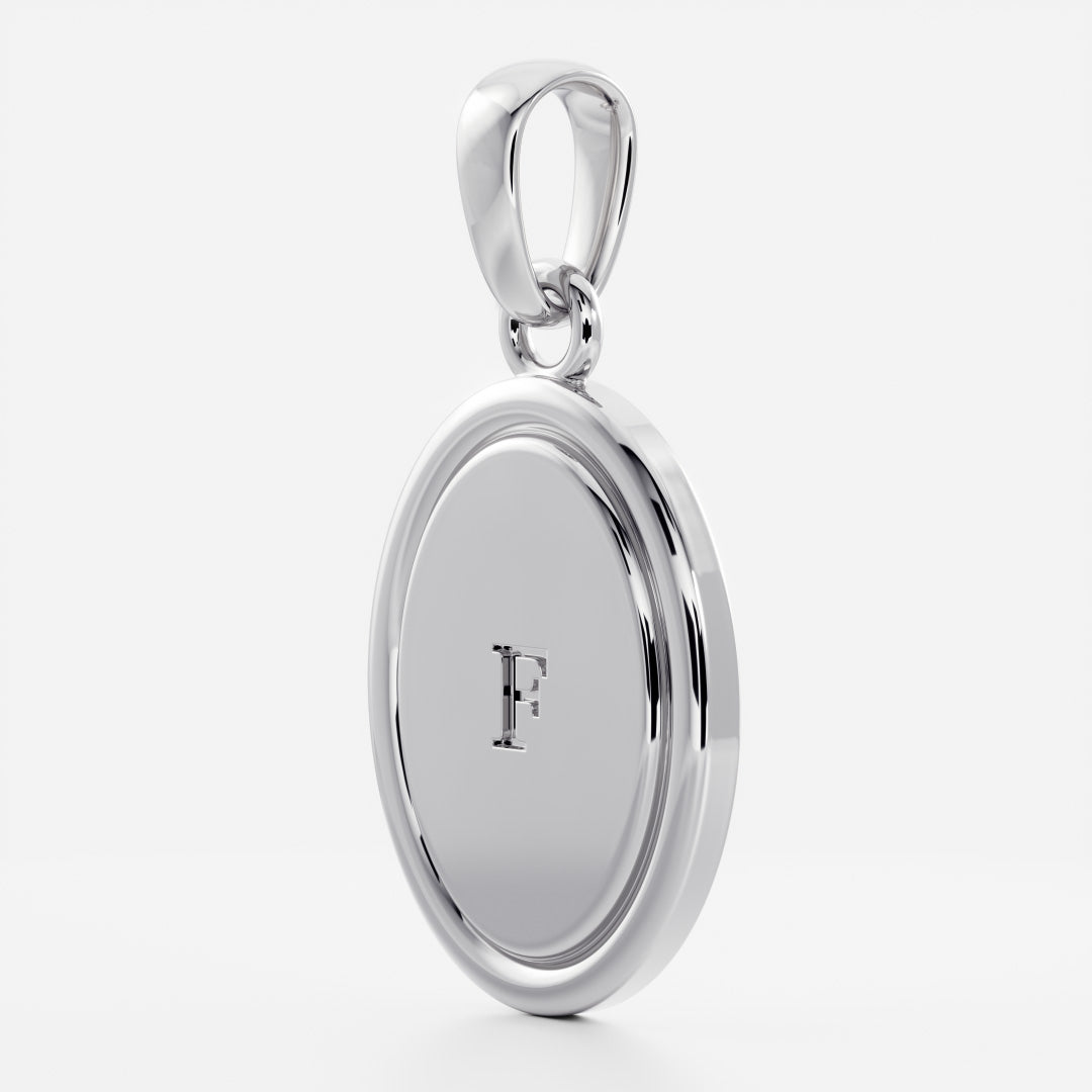 The Signature Oval Letter Pendant additional view 85