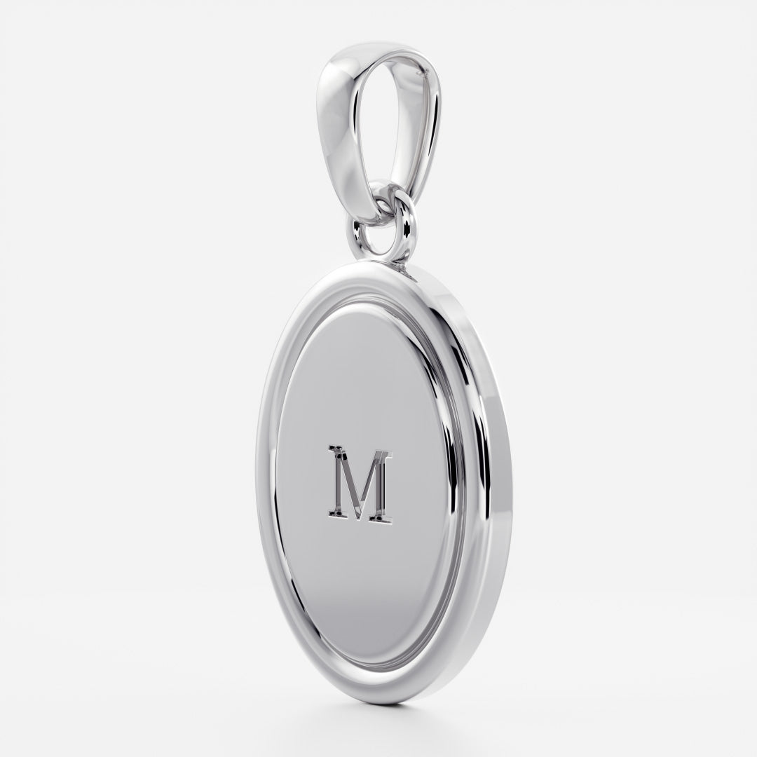 The Signature Oval Letter Pendant additional view 92