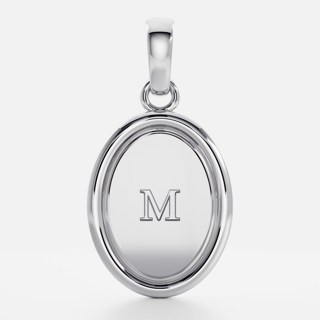 The Signature Oval Letter Pendant additional view 40