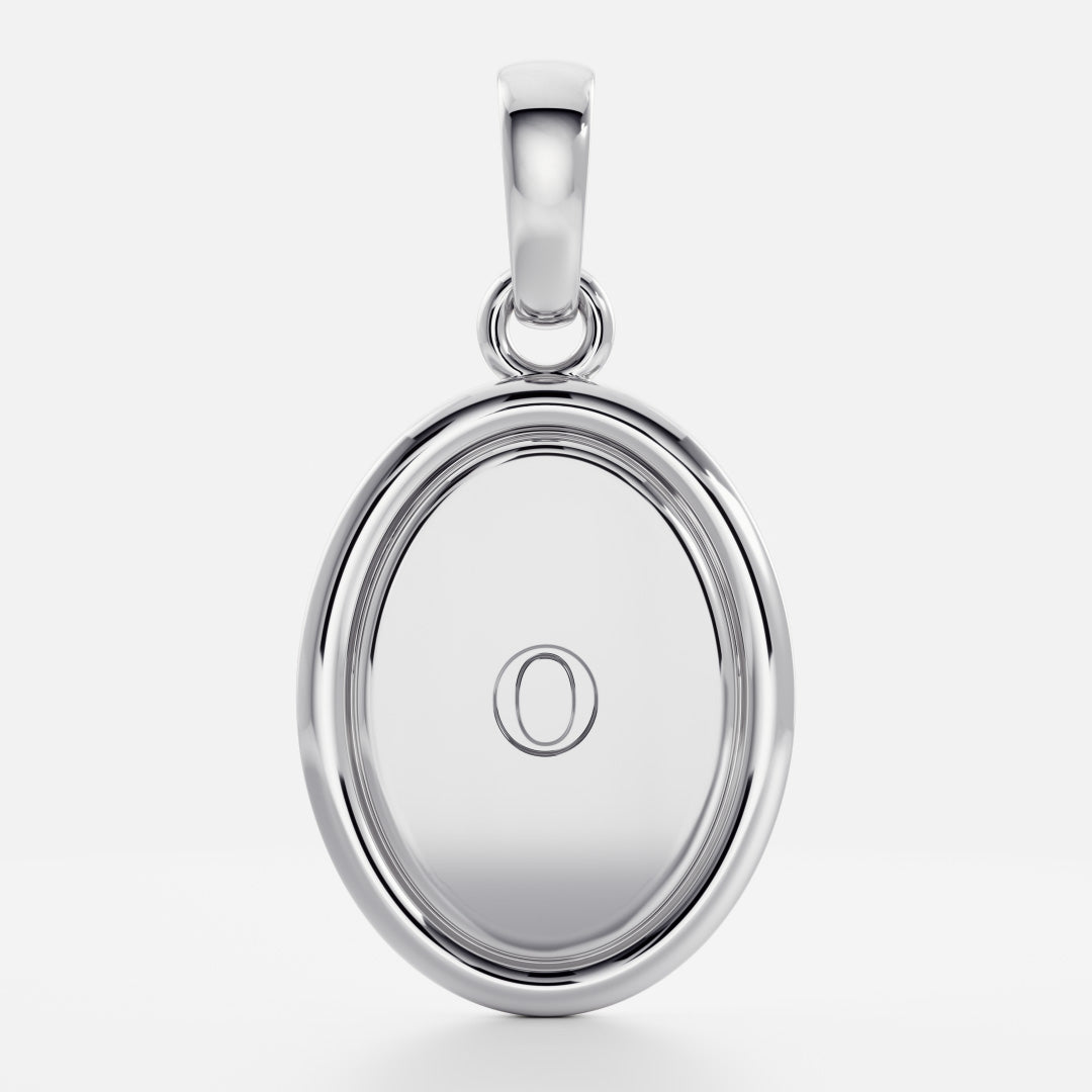 The Signature Oval Letter Pendant additional view 42