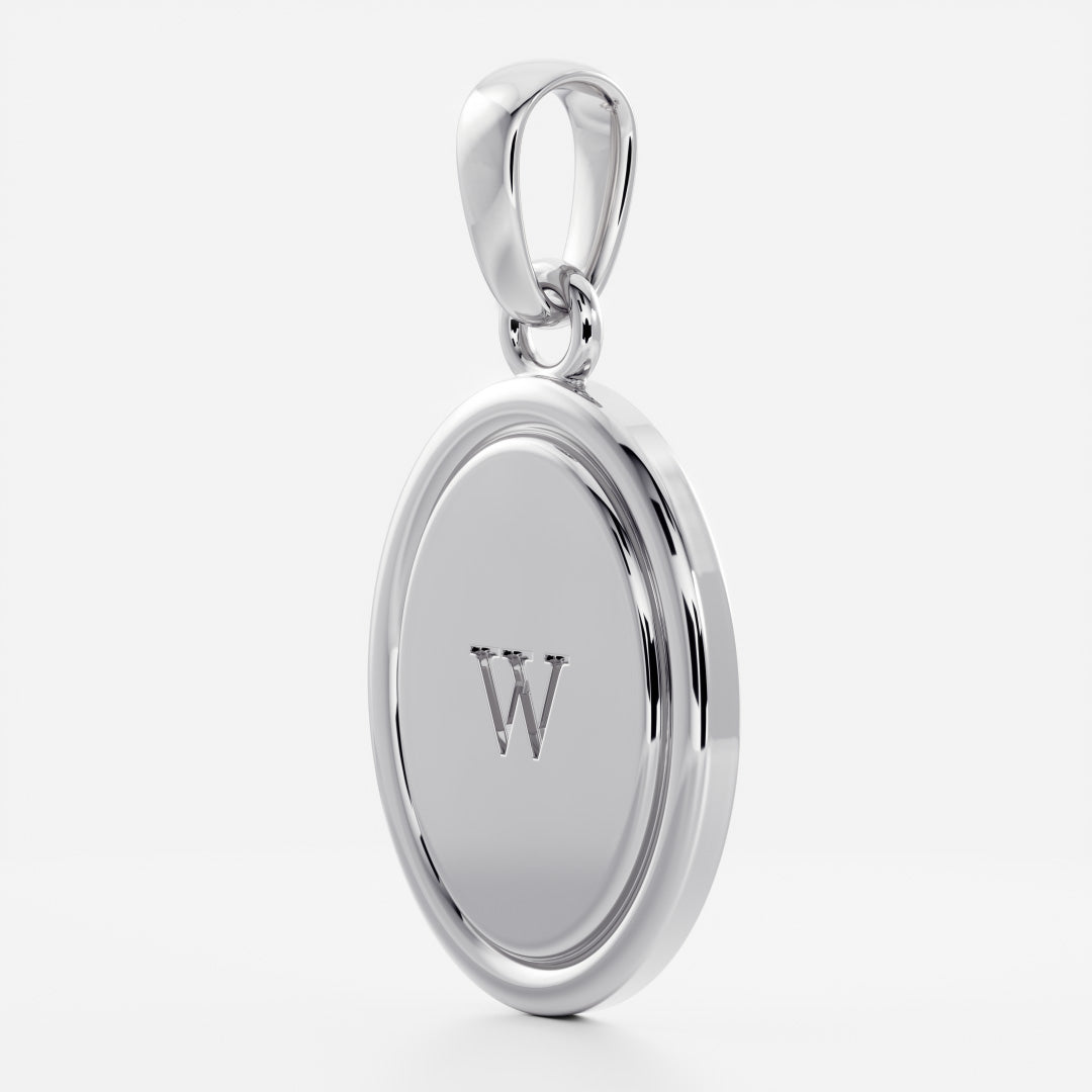 The Signature Oval Letter Pendant additional view 102