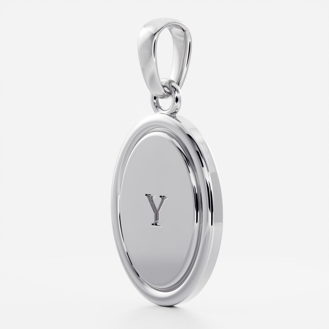 The Signature Oval Letter Pendant additional view 104