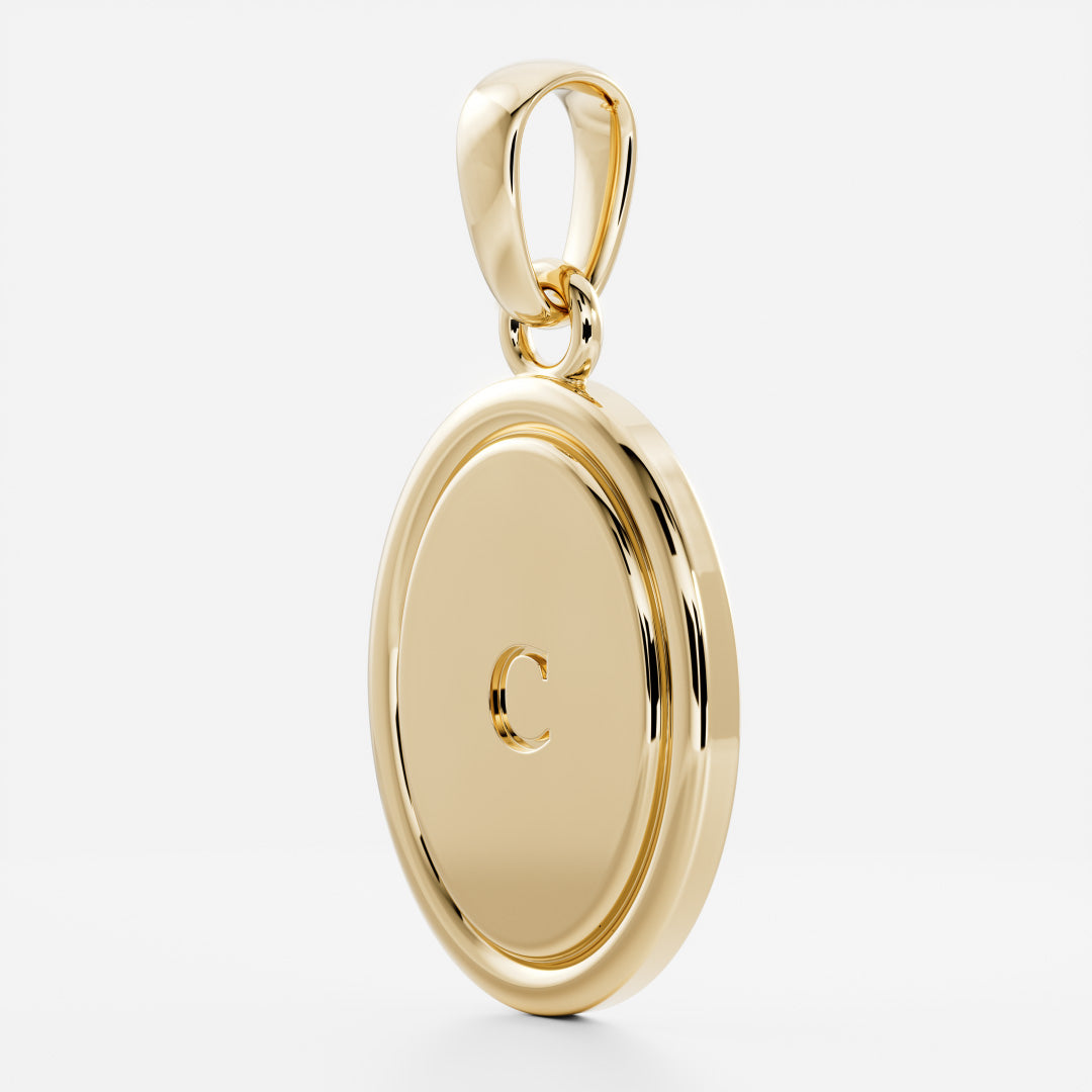 The Signature Oval Letter Pendant additional view 56